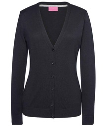 BK554 Brook Taverner Ladies Augusta V Neck Cardigan