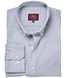 BK586 Brook Taverner Lawrence Long Shirt Stretch Oxford Shirt