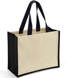 BR101 Brand Lab Jute and Canvas Shopper
