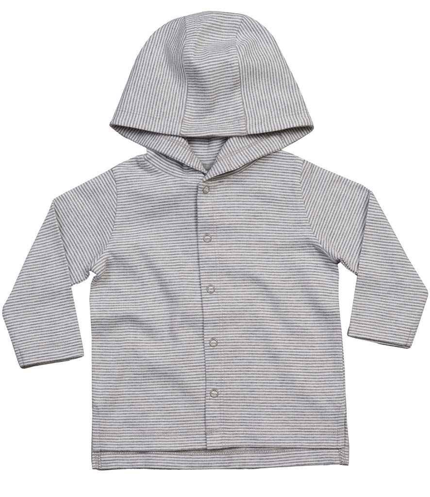 BZ47 BabyBugz Baby Striped Hooded T-Shirt