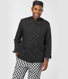 DE001 Dennys Long Sleeve Press Stud Chef's Jacket