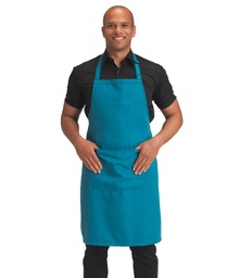 DE101 Dennys Polyester Bib Apron with Pocket