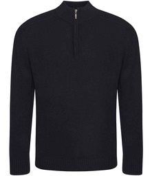 EA061 Ecologie Unisex Wakhan Zip Neck Sustainable Sweater