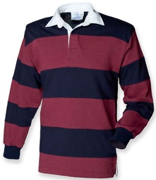 FR8 Front Row Sewn Stripe Rugby Shirt