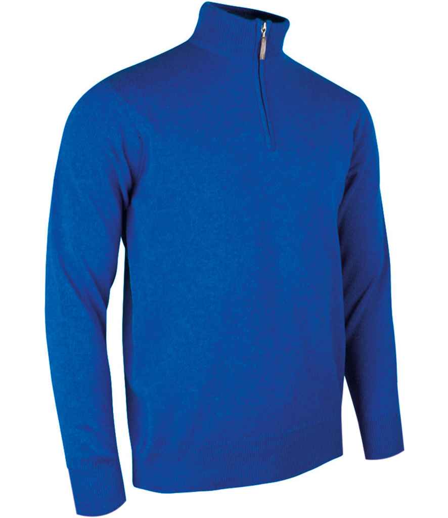 GM12 Glenmuir Zip Neck Lambswool Sweater
