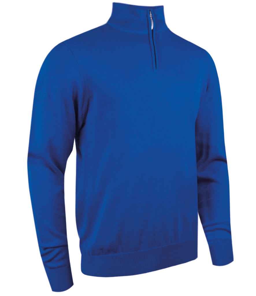 GM81 Glenmuir Zip Neck Cotton Sweater