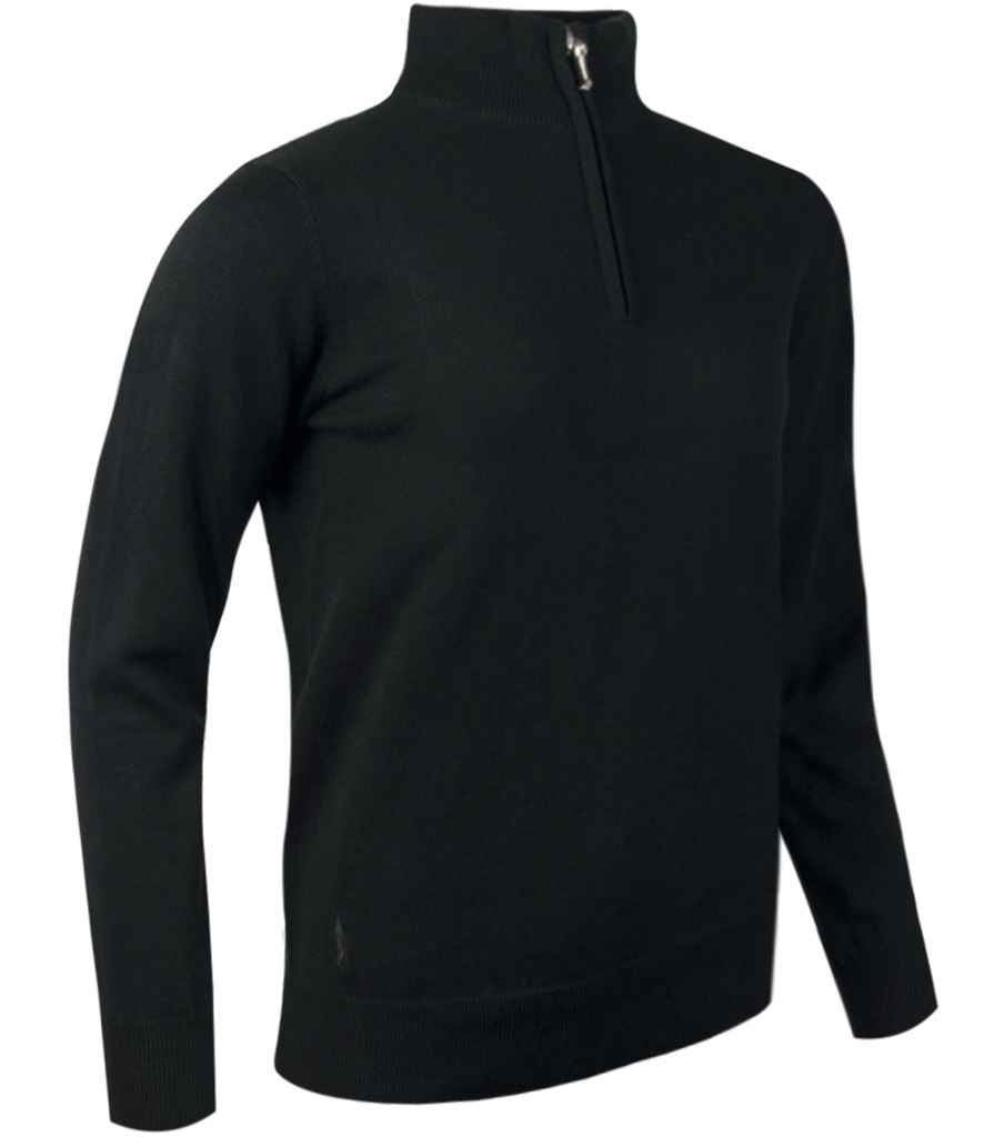 GM98 Glenmuir Ladies Zip Neck Sweater