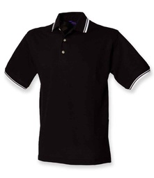 H150 Henbury Contrast Double Tipped Cotton Piqué Polo Shirt