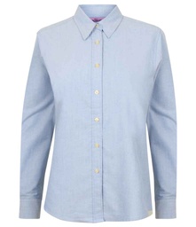 H511 Henbury Ladies Long Sleeve Classic Oxford Shirt