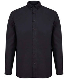 H512C Henbury Modern Long Sleeve Classic Fit Oxford Shirt
