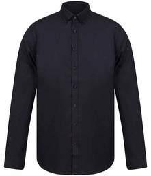 H512S Henbury Modern Long Sleeve Slim Fit Oxford Shirt