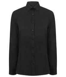 H513R Henbury Ladies Modern Long Sleeve Regular Fit Oxford Shirt