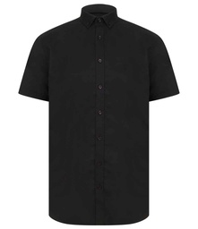 H517R Henbury Modern Short Sleeve Regular Fit Oxford Shirt