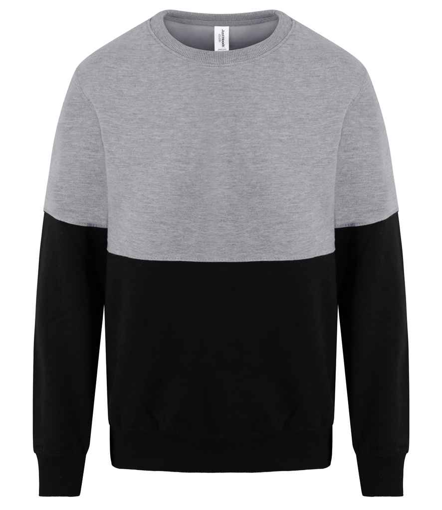 JH038 AWDis Colour Block Sweatshirt