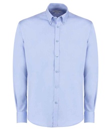K139 Kustom Kit Long Sleeve Slim Fit Oxford Twill Non-Iron Shirt