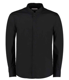 K161 Kustom Kit Long Sleeve Tailored Mandarin Collar Shirt