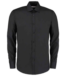 K192 Kustom Kit Long Sleeve Slim Fit Business Shirt