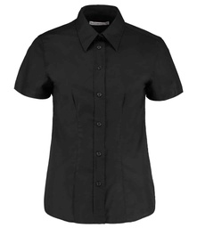 K360 Kustom Kit Ladies Short Sleeve Tailored Workwear Oxford Shirt