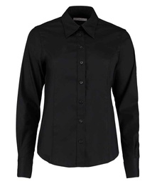 K702 Kustom Kit Ladies Premium Long Sleeve Tailored Oxford Shirt