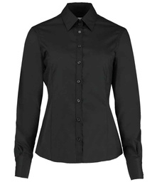 K743F Kustom Kit Ladies Long Sleeve Tailored Business Shirt