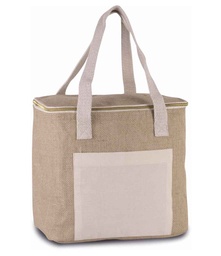 [KI0353 NAT ONE] KI0353 Kimood Medium Jute Cool Bag