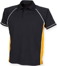 LV370 Finden and Hales Performance Piped Polo Shirt