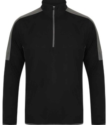 LV571 Finden and Hales Contrast Zip Neck Midlayer Top