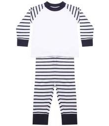 LW72T Larkwood Baby/Toddler Striped Pyjamas