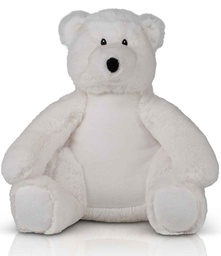 [MM61 WHI M] MM61 Mumbles Printme Mini Eco Polar Bear