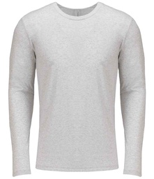 NX6071 Next Level Apparel Unisex Long Sleeve Tri-Blend Crew T-Shirt