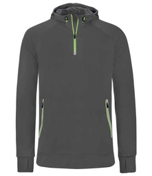 PA360 Proact Zip Neck Hooded Sweatshirt