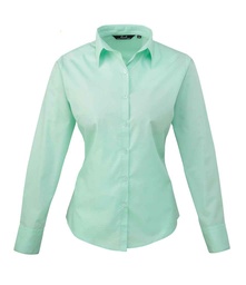 PR300 Premier Ladies Long Sleeve Poplin Blouse