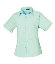 PR302 Premier Ladies Short Sleeve Poplin Blouse