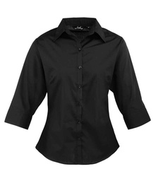 PR305 Premier Ladies 3/4 Sleeve Poplin Blouse