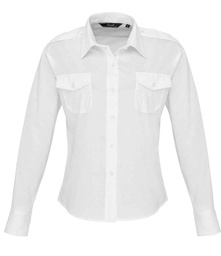 PR310 Premier Ladies Long Sleeve Pilot Shirt