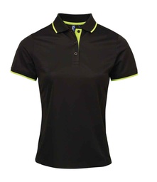 PR619 Premier Ladies Contrast Coolchecker® Piqué Polo Shirt