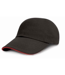 RC024P Result Low Profile Heavy Brushed Cotton Cap with Sandwich Peak