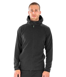 RS906 Result Genuine Recycled Hooded Micro Fleece Jacket