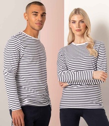 SF204 SF Unisex Long Sleeve Striped T-Shirt