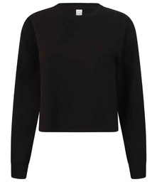 SK515 SF Ladies Cropped Slounge Sweatshirt