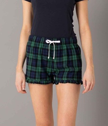 SK82 SF Ladies Tartan Frill Shorts