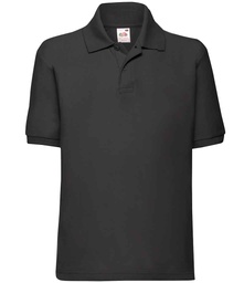 SS11B Fruit of the Loom Kids Poly/Cotton Piqué Polo Shirt