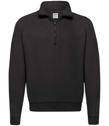 SS17 Fruit of the Loom Classic Zip Neck Sweatshirt