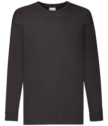 SS21B Fruit of the Loom Kids Long Sleeve Value T-Shirt