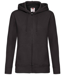 SS82 Fruit of the Loom Premium Lady Fit Zip Hooded Jacket