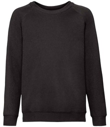 SS8B Fruit of the Loom Kids Classic Raglan Sweatshirt