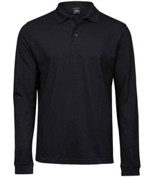 T1406 Tee Jays Luxury Stretch Long Sleeve Polo Shirt
