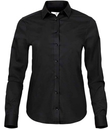 T4025 Tee Jays Ladies Stretch Luxury Long Sleeve Poplin Shirt