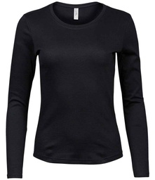 Queens School of Music - T590 Tee Jays Ladies Long Sleeve Interlock T-Shirt