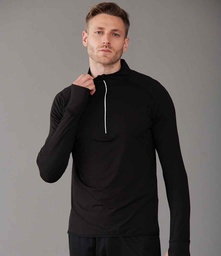 TL562 Tombo Long Sleeve Zip Neck Performance Top